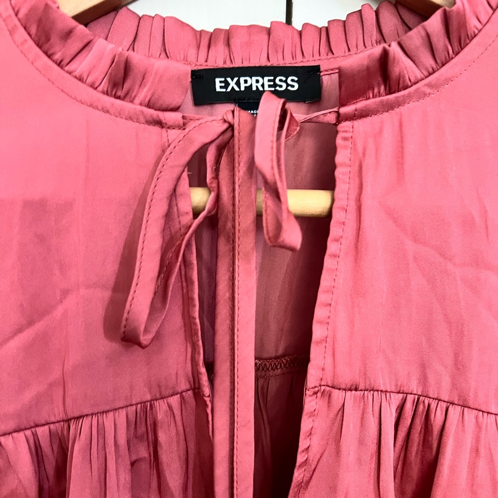 Express dusty, pink blouse size S